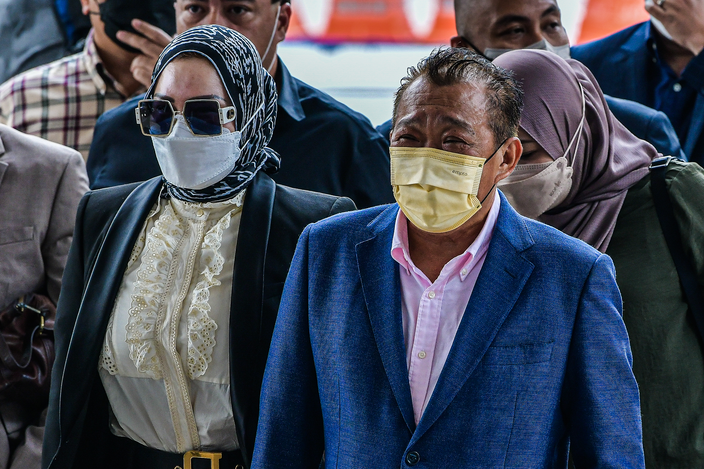Bung Moktar (right) and Zizie Izette have chosen to give sworn evidence in their defence. (Zahid Izzani/The Edge)